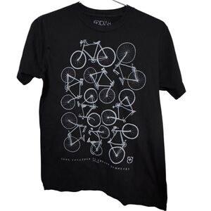 Jedidiah Ten Speed Retro Soft Cycling Come Together Black Men’s M T-Shirt